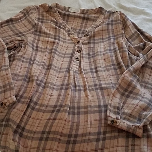 Maurices Tops - Plaid tunic top